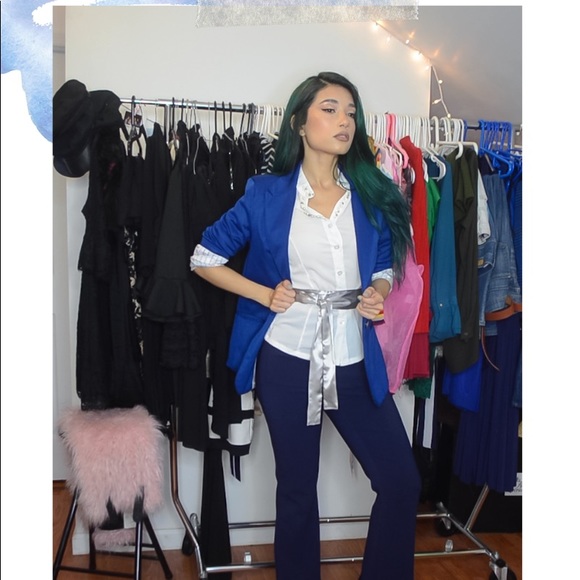 Electric Blue Women's Blazer Jacket